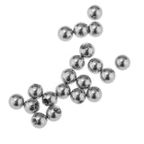 Maxbell 20PCS Stainless Steel Piercing Jewelry Replacement Ball 1.2X3mm Steel Color - Aladdin Shoppers