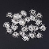 Maxbell 100 pcs 16mm Hollow Flower Bead Caps for Jewelry Making Silver - Aladdin Shoppers