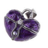 Maxbell 4 Pieces Locket Heart Cremation Keepsake Urn Pendant Human Pet Memorial