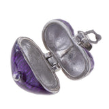 Maxbell 4 Pieces Locket Heart Cremation Keepsake Urn Pendant Human Pet Memorial