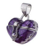 Maxbell 4 Pieces Locket Heart Cremation Keepsake Urn Pendant Human Pet Memorial