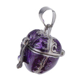 Maxbell 4 Pieces Locket Heart Cremation Keepsake Urn Pendant Human Pet Memorial