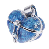 Maxbell 4 Pieces Locket Heart Cremation Keepsake Urn Pendant Human Pet Memorial