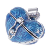 Maxbell 4 Pieces Locket Heart Cremation Keepsake Urn Pendant Human Pet Memorial