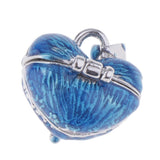 Maxbell 4 Pieces Locket Heart Cremation Keepsake Urn Pendant Human Pet Memorial