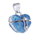 Maxbell 4 Pieces Locket Heart Cremation Keepsake Urn Pendant Human Pet Memorial