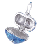 Maxbell 4 Pieces Locket Heart Cremation Keepsake Urn Pendant Human Pet Memorial