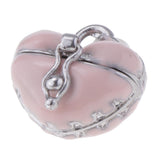 Maxbell 4 Pieces Locket Heart Cremation Keepsake Urn Pendant Human Pet Memorial