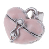 Maxbell 4 Pieces Locket Heart Cremation Keepsake Urn Pendant Human Pet Memorial