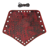 Maxbell Gothic Letters Leather Bandage Gauntlet Bracelet Wristband Cuff Band Red - Aladdin Shoppers