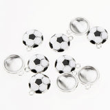 Maxbell Football Soccer Pendant Necklace Chain Jewelry Alloy DIY Accessories L 1.8cm - Aladdin Shoppers