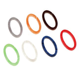 7 Pieces Acetate Acrylic Hollow Oval Pendant DIY Earring Finding Jewelry Accessories - Aladdin Shoppers