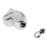 Maxbell 2 Pieces Brother Sister Forever In My Heart Stainless Steel Heart Pendant