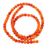Maxbell 4 Strand Natural Beads Red Agate Stone AB Grade Beads DIY Crafts Size Mixed