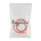 Maxbell 1 Strand Shining Surface Loose Beads Red Agate Stone Beads DIY Crafts 4mm