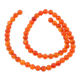 Maxbell 4 Strand Natural Beads Red Agate Stone AB Grade Beads DIY Crafts Size Mixed