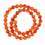 Maxbell 4 Strand Natural Beads Red Agate Stone AB Grade Beads DIY Crafts Size Mixed