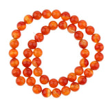 Maxbell 4 Strand Natural Beads Red Agate Stone AB Grade Beads DIY Crafts Size Mixed