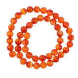 Maxbell 4 Strand Natural Beads Red Agate Stone AB Grade Beads DIY Crafts Size Mixed