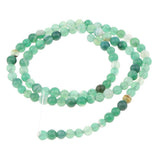 Maxbell 1 Strand Loose Beads Round Natural Stone Agate Beads DIY Crafts 4mm