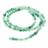 Maxbell 1 Strand Loose Beads Round Natural Stone Agate Beads DIY Crafts 4mm