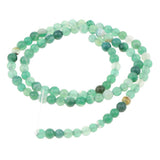 Maxbell 1 Strand Loose Beads Round Natural Stone Agate Beads DIY Crafts 4mm