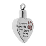 Maxbell 2 Pcs Stainless Steel Heart Shape Pet Urn Ashes Pendant Memorial Cremation
