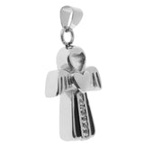 Maxbell Exquisite Urn Angel Wing & Heart Cross Shape Pendant Memorial Ashes Keepsake Cremation Jewelry - Aladdin Shoppers