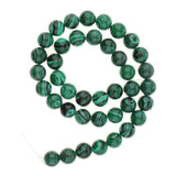Maxbell Handmade Gem Semi Precious Gemstone Loose Round Beads Stretch Bracelet 10mm - Aladdin Shoppers