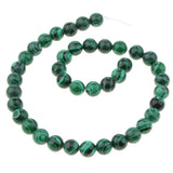 Maxbell Handmade Gem Semi Precious Gemstone Loose Round Beads Stretch Bracelet 10mm - Aladdin Shoppers