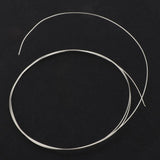 10x1 Meter 925 Sterling Silver Wire DIY Beading Jewelry Making Crafts 0.6mm