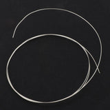 Maxbell 1 Meter 925 Sterling Silver Wire DIY Beading Jewelry Making Crafts 0.6mm - Aladdin Shoppers