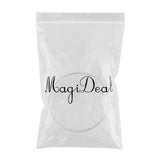 Maxbell Maxbell 1 Meter 925 Sterling Silver Wire DIY Beading Jewelry Making Crafts 0.6mm