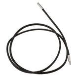 Maxbell Black Enamel Openable Ash Urn Pendant and Necklace Wax Cords Jewelry Set