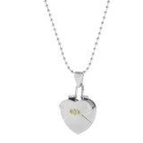 Maxbell Mom Always in My Heart Photo Frame Mother Memorial Pendant Steel Necklace