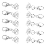 10 Pieces Crystal Round 8mm Ball Lobster Clasp Hook Magnetic Jewelry Making