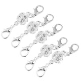 10 Pieces Crystal Round 8mm Ball Lobster Clasp Hook Magnetic Jewelry Making