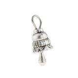 Maxbell 20Pcs DIY Handmade Vintage Alloy Small Tibetan Silver Bell Pendants Crafts