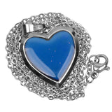 Maxbell 2 Pieces Heart Mood Photo Frame Change Color Emotion Feeling Unisex Necklace