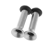 Maxbell 4 Pieces Ear Gauges Stretching Kit Stainless Steel Flare Plug Tapper 2mm - Aladdin Shoppers