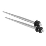 Maxbell 4 Pieces Ear Gauges Stretching Kit Stainless Steel Flare Plug Tapper 2mm - Aladdin Shoppers