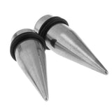 Maxbell 4 Pieces Ear Gauges Stretching Kit Stainless Steel Flare Plug Tapper 10mm - Aladdin Shoppers