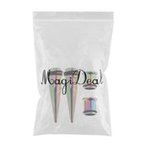 Maxbell 4Pcs Ear Expander Ear Stretching Gauge Tunnel Plug Stretcher Piercing 8mm
