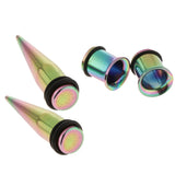 Maxbell 4Pcs Ear Expander Ear Stretching Gauge Tunnel Plug Stretcher Piercing 8mm