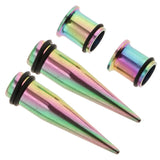 Maxbell 4Pcs Ear Expander Ear Stretching Gauge Tunnel Plug Stretcher Piercing 8mm