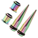 Maxbell 4Pcs Ear Expander Ear Stretching Gauge Tunnel Plug Stretcher Piercing 8mm