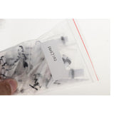 Maxbell 36pcs Ear Gauges Stretching Kit Acrylic Plug 14G-00G Expander White - Aladdin Shoppers