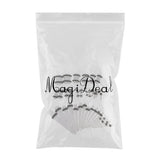 Maxbell 36pcs Ear Gauges Stretching Kit Acrylic Plug 14G-00G Expander White - Aladdin Shoppers