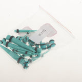 Maxbell 36pcs Ear Gauges Stretching Kit Acrylic Plug 14G-00G Expander Light Blue - Aladdin Shoppers