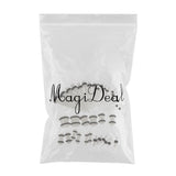 Maxbell 36pcs Ear Gauges Stretching Kit Acrylic Plug 14G-00G Expander Luminous White - Aladdin Shoppers